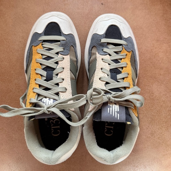 New Balance CT302 Tan and Gray Casual Sneakers - Picture 3 of 6